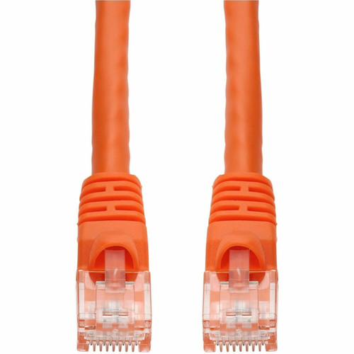 AddOn 17ft Orange CAT 6A PVC Ethernet Cable Snagless Bubble Boot RJ-45 M/M