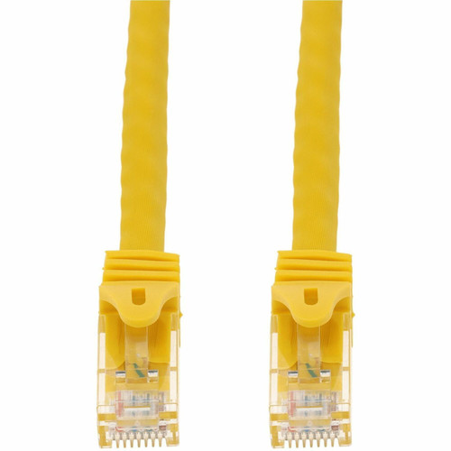 AddOn 50ft Yellow CAT 6A PVC Ethernet Cable Snagless Easy Boot RJ-45 M/M