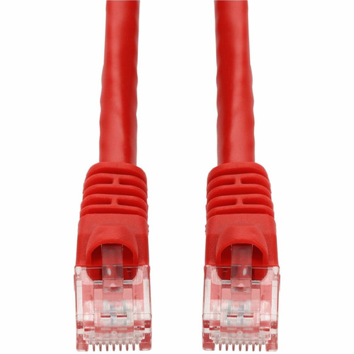 AddOn 12ft Red CAT 5E PVC Ethernet Cable Snagless Bubble Boot RJ-45 M/M