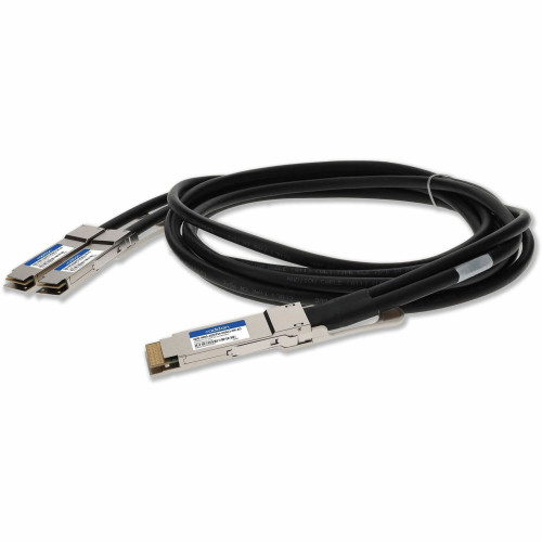 AddOn QDD-400G-2QSFP56-PDAC2-5M-AO Twinaxial Network Cable