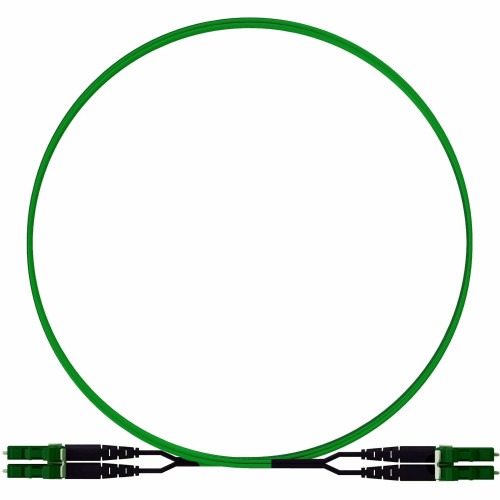 Panduit OM4+ 2f 1.6mm PC OFNP LC Key C / LC Dup Std Polarity Ult IL GR Jacket 10m
