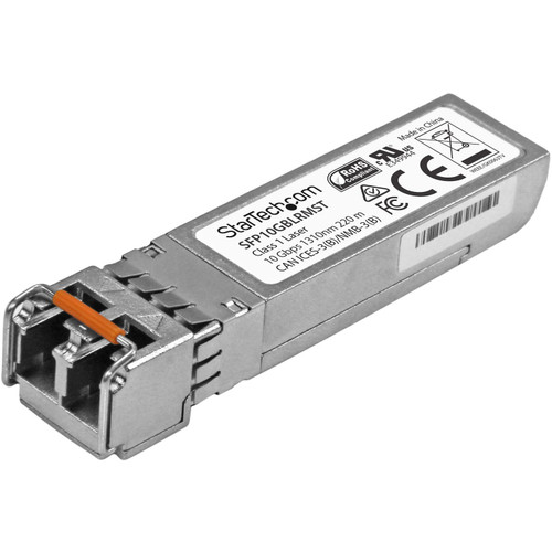 StarTech SFP10GBLRMST .com MSA Uncoded SFP+ Module - 10GBASE-LRM - 10GE Gigabit Ethernet SFP+ 10GbE Multi Mode Fiber (MMF) Optic Transceiver - 200m DDM