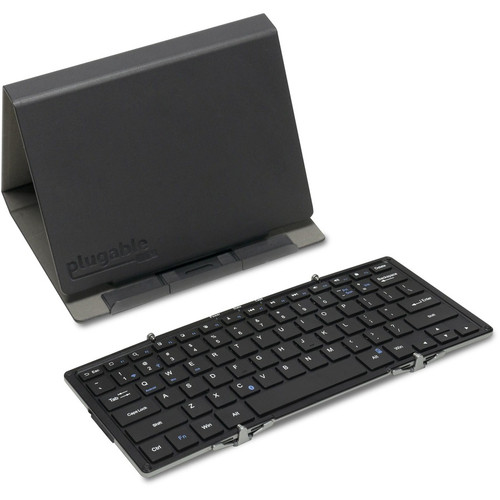 Plugable Foldable Bluetooth Keyboard Compatible with iPad - iPhones - Android - and Windows