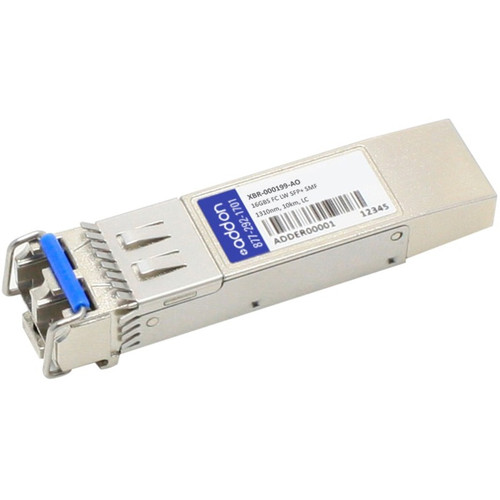 AddOn 8-Pack of Brocade XBR-000199 Compatible TAA Compliant 16Gbs Fibre Channel LW SFP+ Transceiver (SMF, 1310nm, 10km, LC)