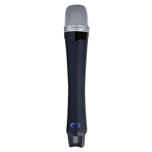 Front view of microphone.