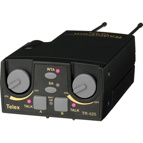 RTS TR-825-FDR UHF Wireless Binaural Intercom 2CH Beltpack