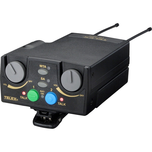 RTS TR-82N-HE UHF Narrow Band Binaural Synthesized Wireless Intercom Portable 2CH Beltpack