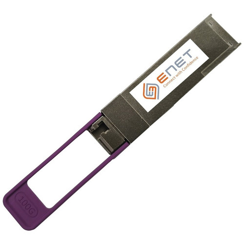 ENET Dell 407-BBSL-BXU Compatible TAA Compliant Functionally Identical 100GBASE-BIDI QSFP28 1271/1331nm 10km DOM SMF Simplex LC Connector Commercial Temp