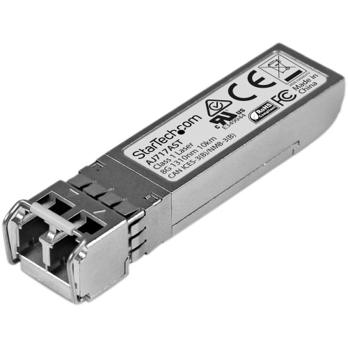 StarTech.com HPE AJ717A Compatible SFP+ Module - 8G Fiber Channel WW - 8GE Gigiabit Ethernet SFP+ 8GbE Single Mode Fiber Transceiver 10km