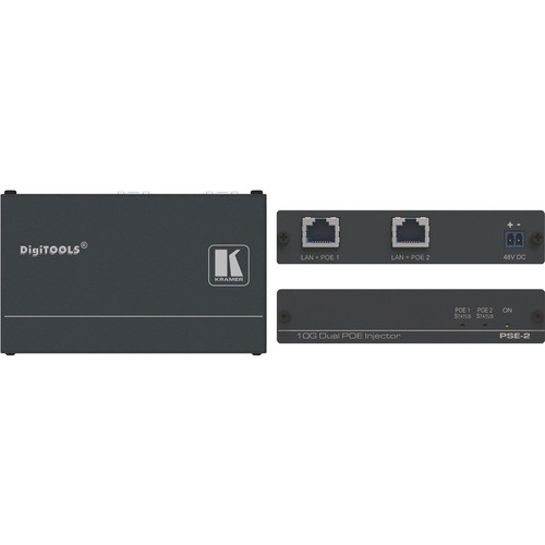Kramer PSE-2 10Gb UHD Power over Ethernet Injector