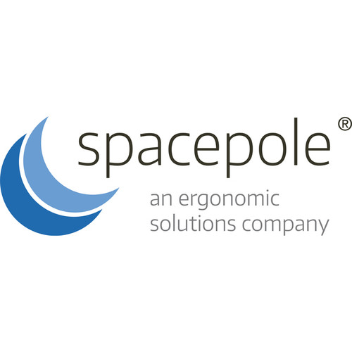 SpacePole SPV3104-02 Mounting Plate for Printer - Black