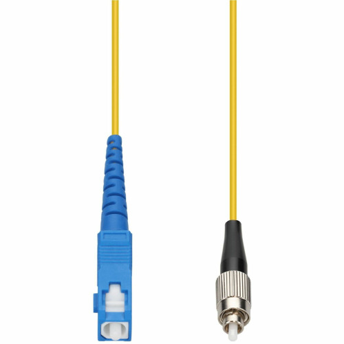 AddOn ADD-SC-FC-2MS9SMFP 2m SC to FC Yellow OS2 Simplex OFNP (Plenum-Rated) SMF Fiber Patch Cable