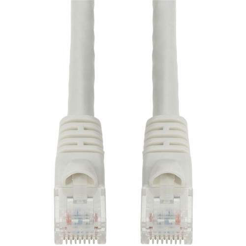 AddOn ADD-60FCAT6A-WE 60ft White CAT 6A PVC Ethernet Cable Snagless Bubble Boot RJ-45 M/M