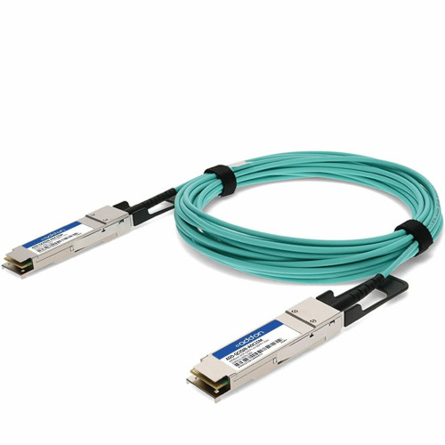 AddOn ADD-QCIQIN-AOC15M QSFP-H40G-AOC15M to Intel CBL2-1001501-3 Compatible TAA Compliant 40GBase-AOC QSFP+ to QSFP+ Active Optical Cable (850nm - MMF - 15m)