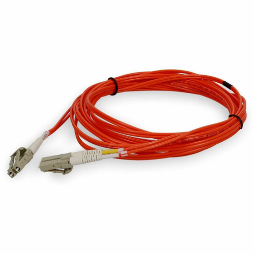 AddOn ADD-LC-LC-2M6MMF-TAA 2m LC (Male) to LC (Male) Orange OM1 Duplex Fiber TAA Compliant OFNR (Riser-Rated) Patch Cable