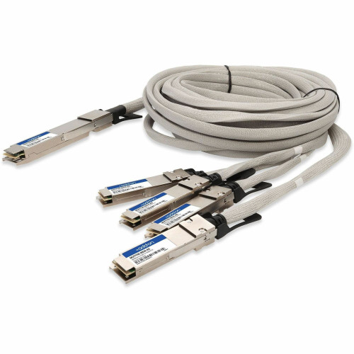 AddOn MCP7Y40-N02A-AO Mellanox MCP7Y40-N02A Compatible TAA 800GBase-CU OSFP to 4xQSFP112 Direct Attach Cable (Passive Twinax - 2.5m)
