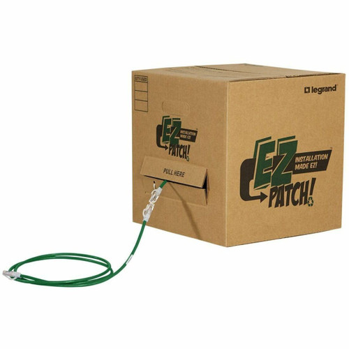 Ortronics EZ Patch Box - CAT5E 5ft - Green - Qty 50