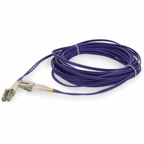 AddOn ADD-LC-LC-3M5OM4P-PE Fiber Optic Duplex Patch Network Cable