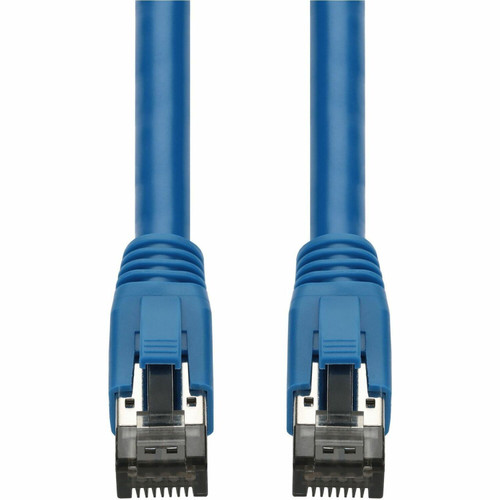 AddOn ADD-15FCAT8-BE 15ft Blue CAT 8 Shielded (S/FTP) PVC Ethernet Cable Snagless Easy Boot RJ-45 M/M