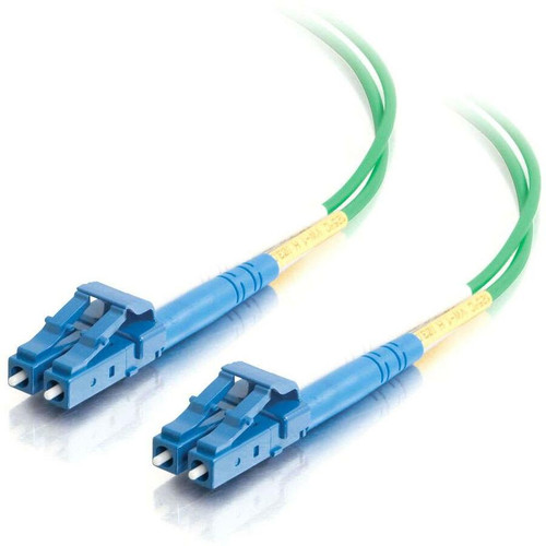 C2G 37811 -2m LC-LC 9/125 OS1 Duplex Singlemode Fiber Optic Cable (Plenum-Rated) - Green