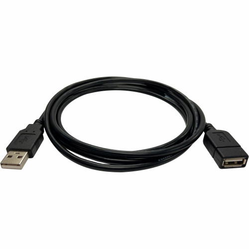 Black Box USB 2.0 Extension Cable - Type-A - Male/Female - Black - 3-ft. (0.9-m)
