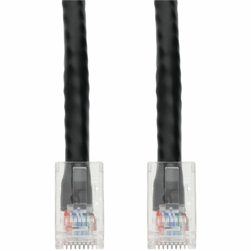 AddOn ADD-17FCAT6NB-BK 17ft Black CAT 6 PVC Ethernet Cable Non-Booted RJ-45 M/M