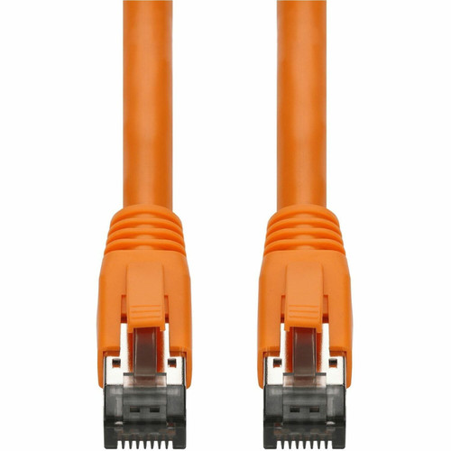 AddOn ADD-3FCAT8-OE 3ft Orange CAT 8 Shielded (S/FTP) PVC Ethernet Cable Snagless Easy Boot RJ-45 M/M