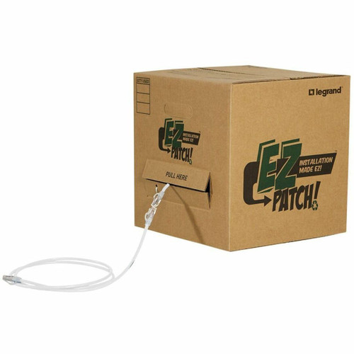 Ortronics EZ Patch Box - CAT5E 9ft - White - Qty 40