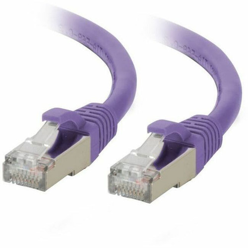 C2G C2G07398  5ft (1.5m) Cat6a Snagless Shielded (STP) Ethernet Network Patch Cable - Purple