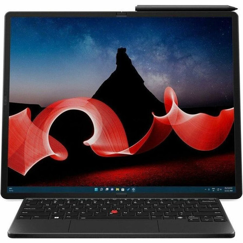 Lenovo 21ES001WUS ThinkPad X1 Fold Gen 1 21ES001WUS 16.3" Touchscreen Detachable 2 in 1 Notebook - Intel Core i5 12th Gen i5-1230U - Intel Evo Platform - 16 GB - 512 GB SSD - English Keyboard - Performance Black