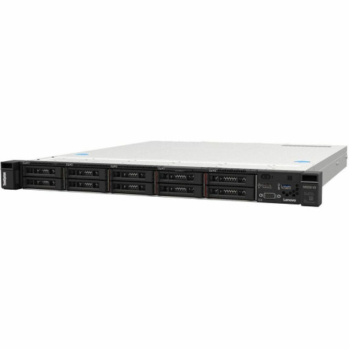 Lenovo 7DCL1001NA ThinkSystem SR250 V3 7DCL1001NA 1U Rack Server - 1 x Intel Xeon E-2478 2.8 GHz - 32 GB RAM - 6.72 TB SSD - (2 x 480GB - 3 x 1.92TB) SSD Configuration - Serial ATA Controller - Pre-Configured