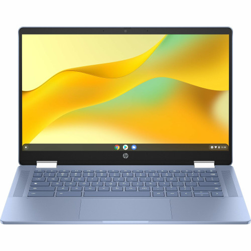 HP Chromebook x360 14b-cd0000 14b-cd0013dx 14" Touchscreen Convertible 2 in 1 Chromebook - HD - Intel N-Series N100 - 4 GB - 64 GB Flash Memory - Sky Blue