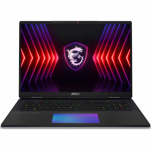 MSI Titan 18 HX A14V TITAN 18 HX A14VIG-494TAA 18" Gaming Notebook - Intel Core i9 14th Gen i9-14900HX - 128 GB - 4 TB SSD - Core Black