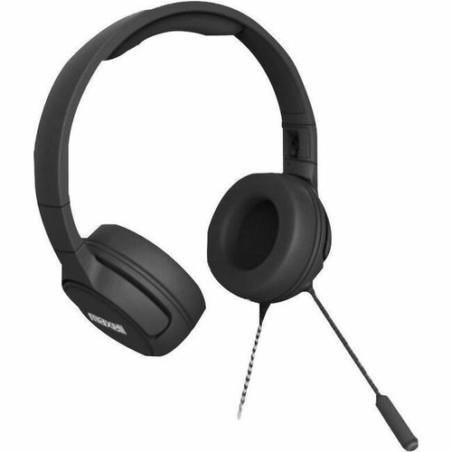 Maxell 198021 Kids Headset with Boom Mic Black
