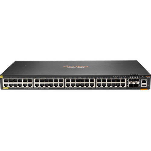 HPE JL665A#ACC 6300F 48-port 1GbE Class 4 PoE and 4-port SFP56 Switch