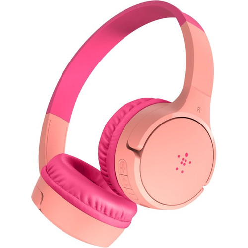 Belkin SoundForm Mini Headset - Wireless - Pink