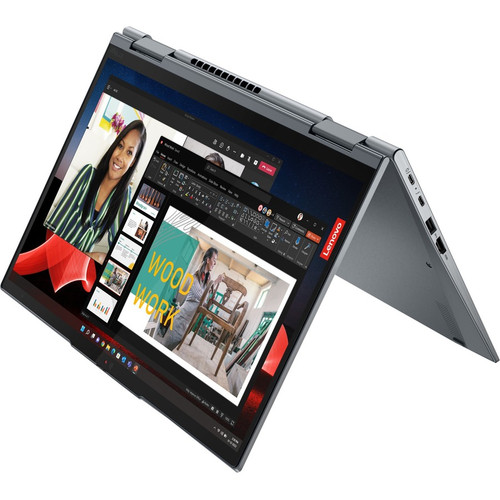 Lenovo ThinkPad X1 Yoga Gen 8 21HQ0080US 14" Touchscreen Convertible 2 in 1 Notebook - WUXGA - 32 GB Total RAM - 32 GB On-board Memory - 1 TB SSD - Storm Gray