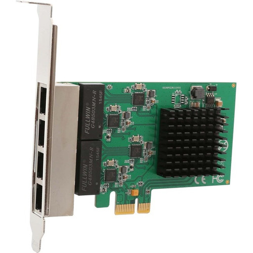 SYBA 4 Port Gigabit Ethernet PCI-e x1 Network Interface Card