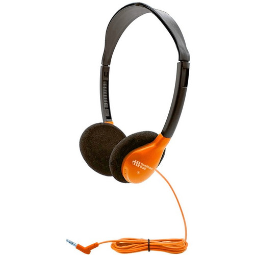 Hamilton Buhl Personal On-Ear Stereo Headphone - Orange - 200 Pack