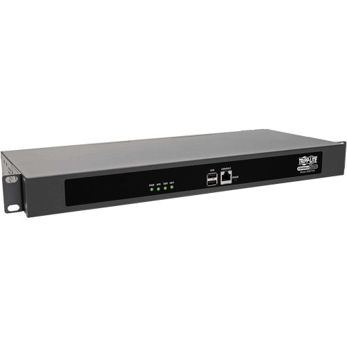 Tripp Lite 16-Port Console Server, USB Ports (2) - Dual GbE NIC, 4 Gb Flash, Desktop/1U Rack, TAA Device Server