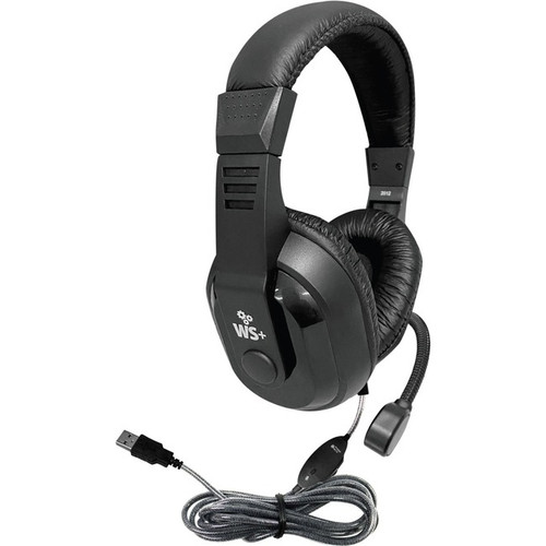 Hamilton Buhl WorkSmart Plus Noise Canceling Headset - USB - Black - 40 Pack Hamilton Buhl WorkSmart Plus Noise Canceling Headset - USB - Black - 40 Pack