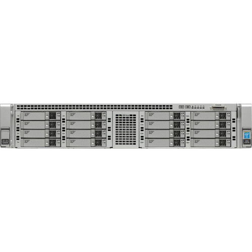 Cisco C240 M4 2U Rack Server - 2 x Intel Xeon E5-2630 v4 2.20 GHz - 128 GB RAM - Serial ATA/600 Controller