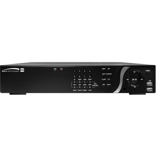 Speco HS Hybrid Digital Video Recorder with Looping Outputs and Real-Time Recording - 4 TB HDD