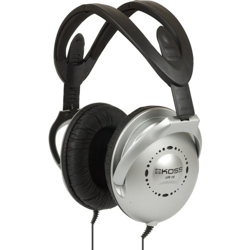 Koss UR18 Stereo Over Ear Headphones - Silver
