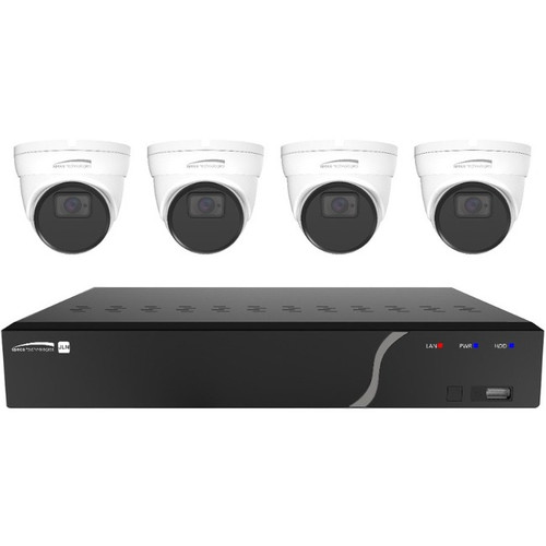 Speco 4 - Channel Network Video Recorder with 4 Built-In PoE Ports - 1 TB HDD
