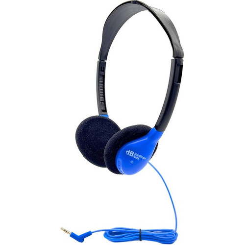 Hamilton Buhl Personal On-Ear Stereo Headphone - Blue - 200 Pack