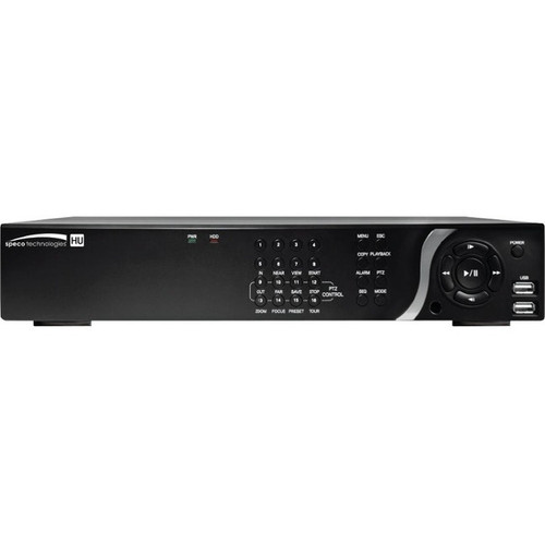 Speco 16 Channel 4K IP, HD-TVI Hybrid Video Recorder - 3 TB HDD