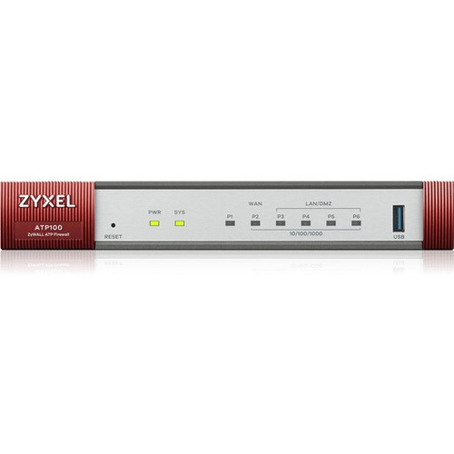 ZYXEL ZyWALL ATP 100 Network Security/Firewall Appliance