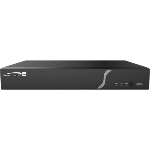 Speco 12 Channel Hybrid Digital Video Recorder 8 HD-TVI Channels Plus 4 IP Channels - 8 TB HDD