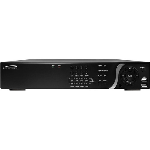 Speco 8 Channel Plug & Play Network Video Recorder with Built In PoE - 6 TB HDD